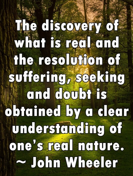 Discovering who and what we are sets us free in more ways than we can know.