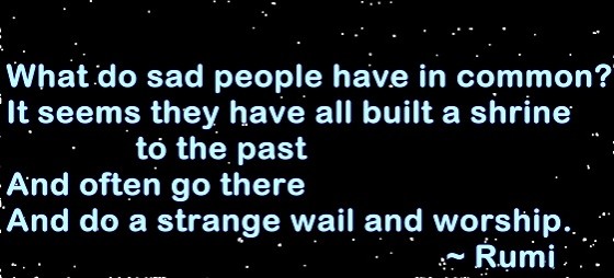 Living in the past can keep us from experiencing the joy that exists in the present.